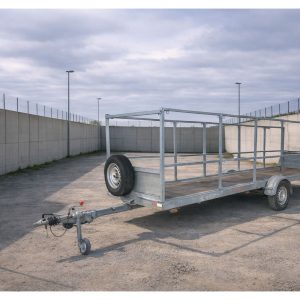 Langgutanhänger 750 kg gebremst – 5,20 m Ladefläche mit Bordwand